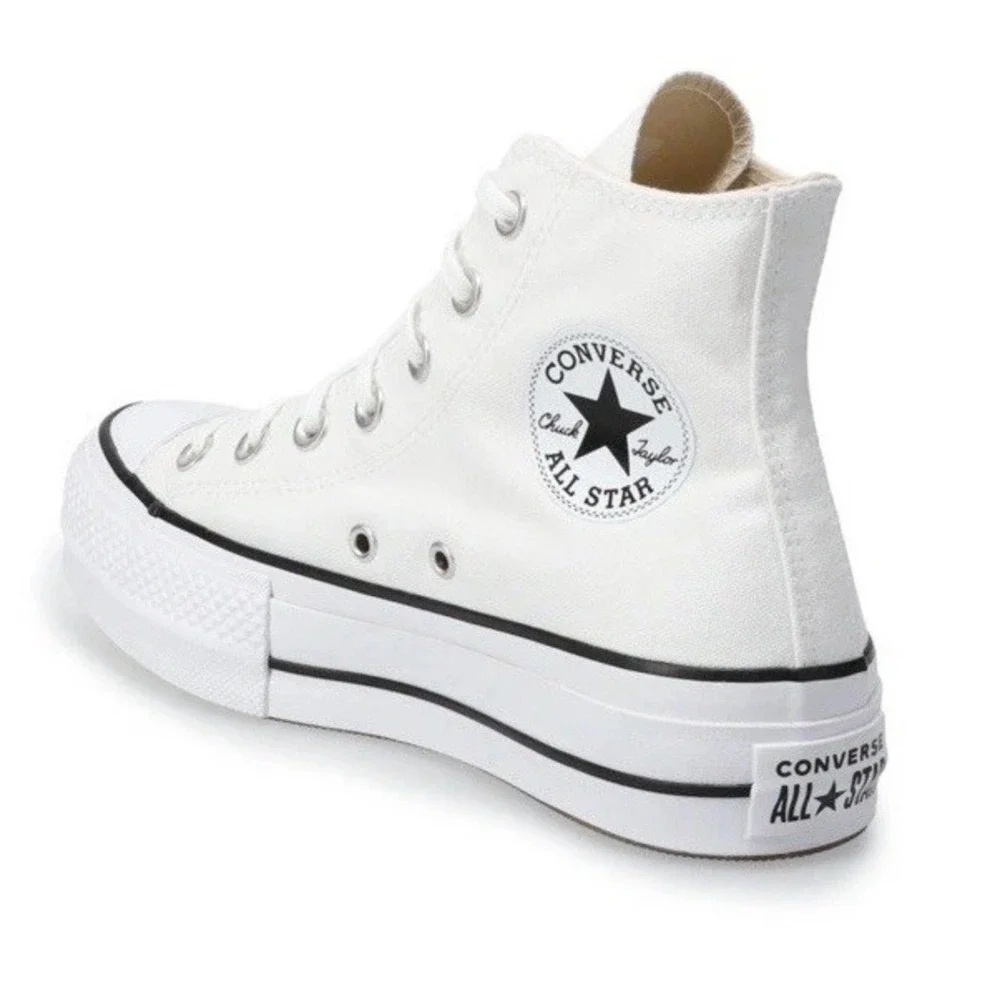 Converse Chuck Taylor All Star Lift Hightop White Women's Shoes 560846C 10.5 New